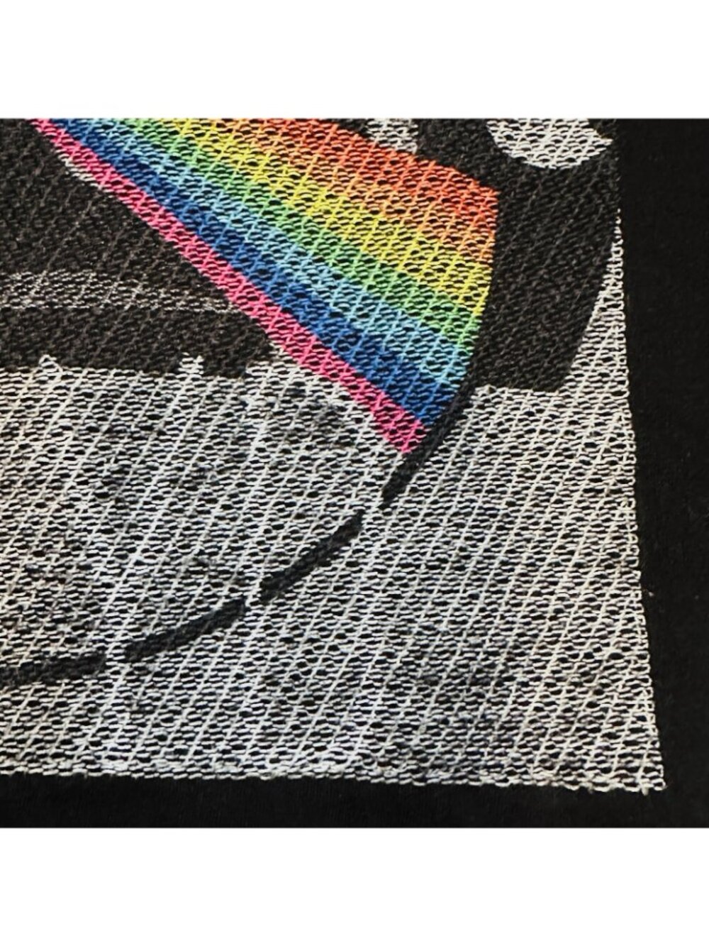 Pink Floyd T-shirt Classic Rock Dark Side of Moon Stitched Graphic Black Large - Picture 4 of 10